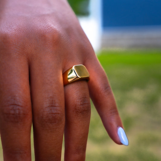Custom Women's Signet Ring
